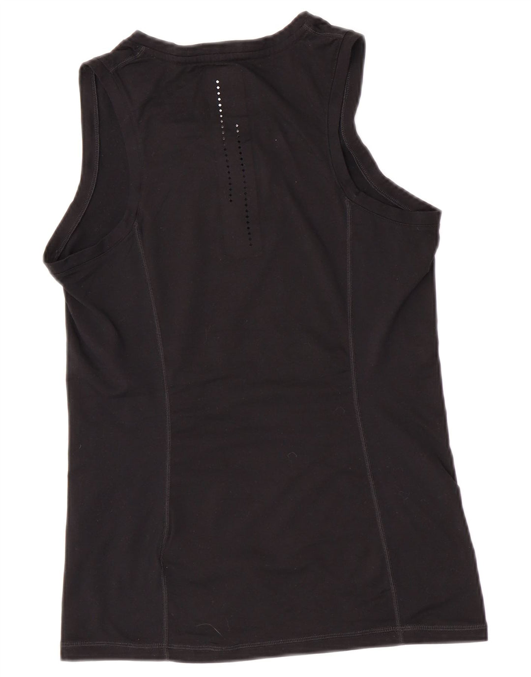 Nike Dame Dri Fit Grafisk Vest Top UK 12 Medium Sort Polyester