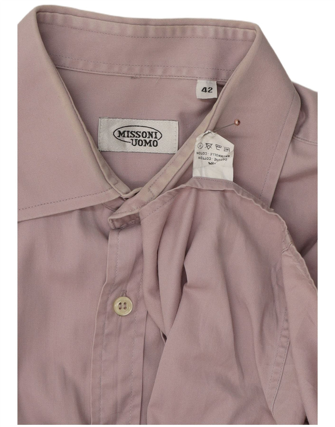 Missoni Herreskjorte str. 42 Large Lilla Bomuld