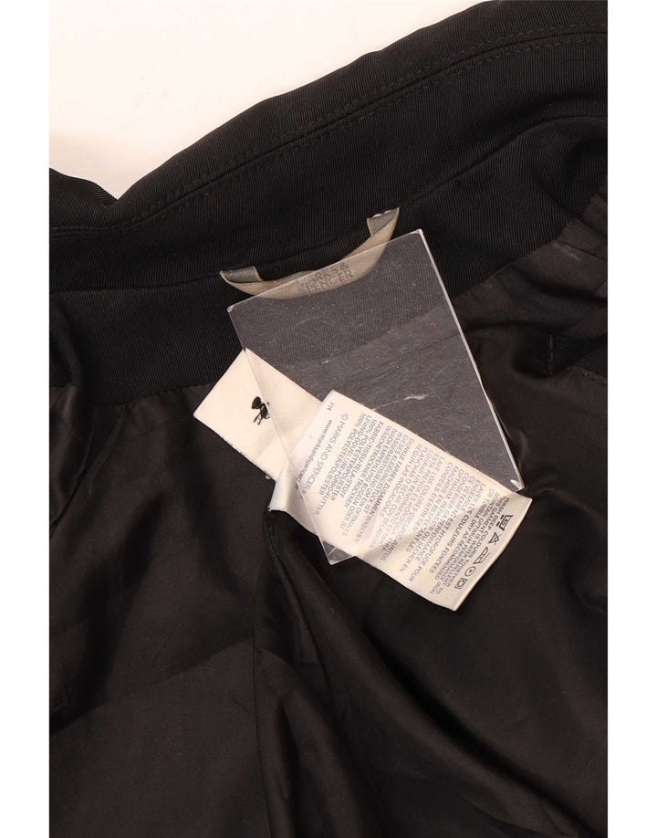 Marks & Spencer Dameoverfrakke UK 12 Medium Sort Polyester