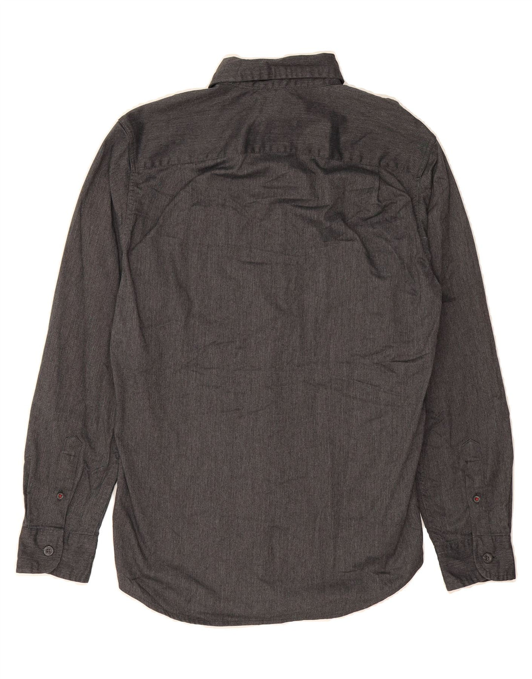 WRANGLER Mens Flannel Shirt Small Grey Cotton Vintage Wrangler and Second-Hand Wrangler from Messina Hembry 