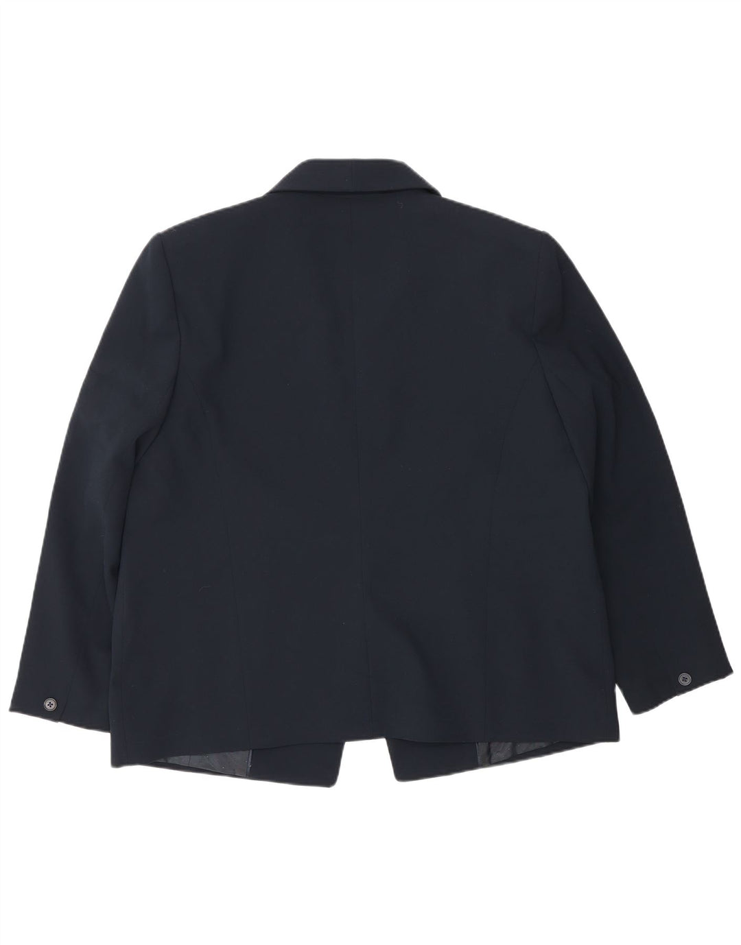 John Lewis Dame 1 Knap Blazer Jacket UK 18 XL Navy Blue Polyester