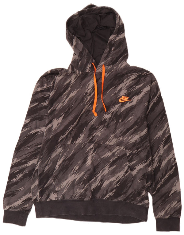 Nike Herre hættetrøje Jumper Medium Grey Camouflage Bomuld