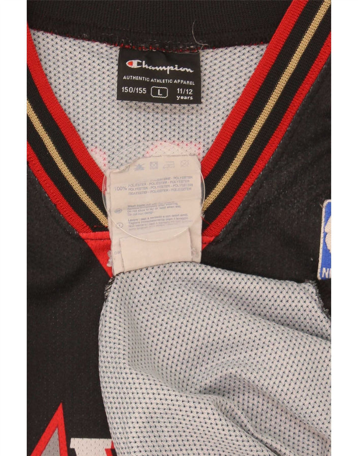Champion Piger NBA Grafisk Vest Top 11-12 År Stor Sort Polyester
