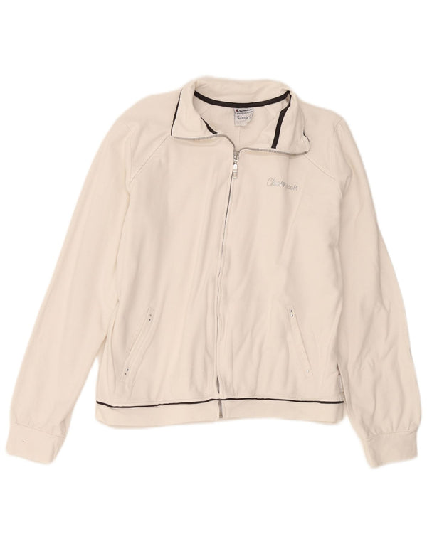 Champion Womens træningsdragt Topjakke UK 18 XL Hvid Bomuld
