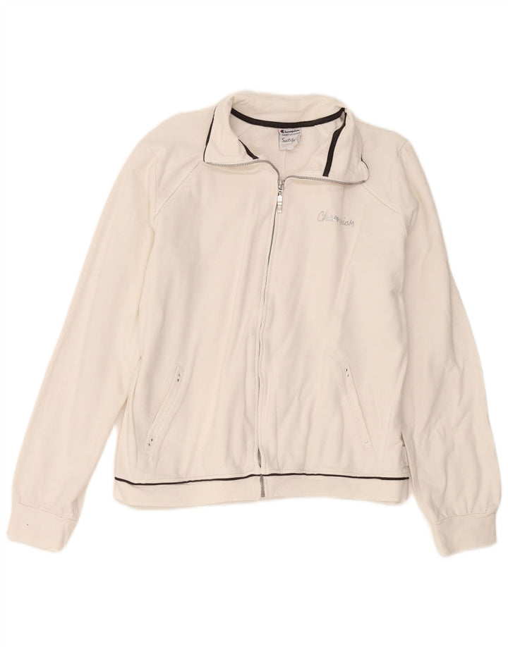 Champion Womens træningsdragt Topjakke UK 18 XL Hvid Bomuld