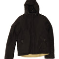 WOOLRICH Womens Hooded Padded Jacket UK 10 Small Black Vintage Woolrich and Second-Hand Woolrich from Messina Hembry 
