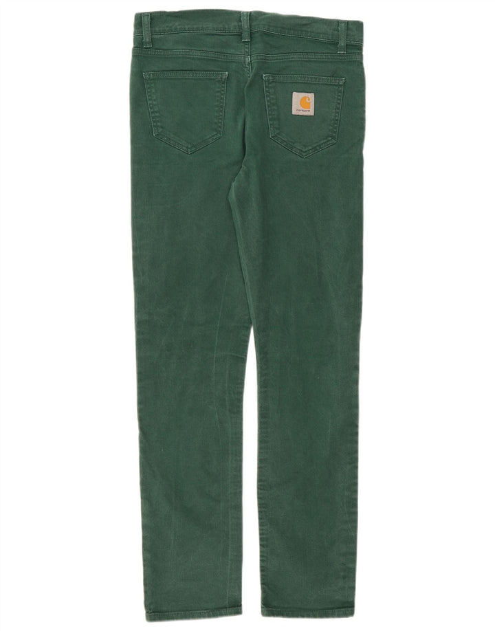 Carhartt Slim Jeans til mænd W30 L32 Grøn bomuld