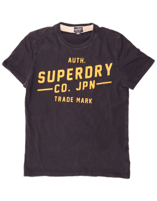 Superdry Herre grafisk T-shirt Top Medium Sort Bomuld