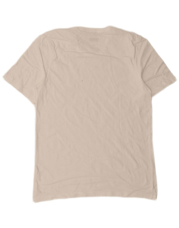 Hugo Boss Herre T-Shirt Top Medium White