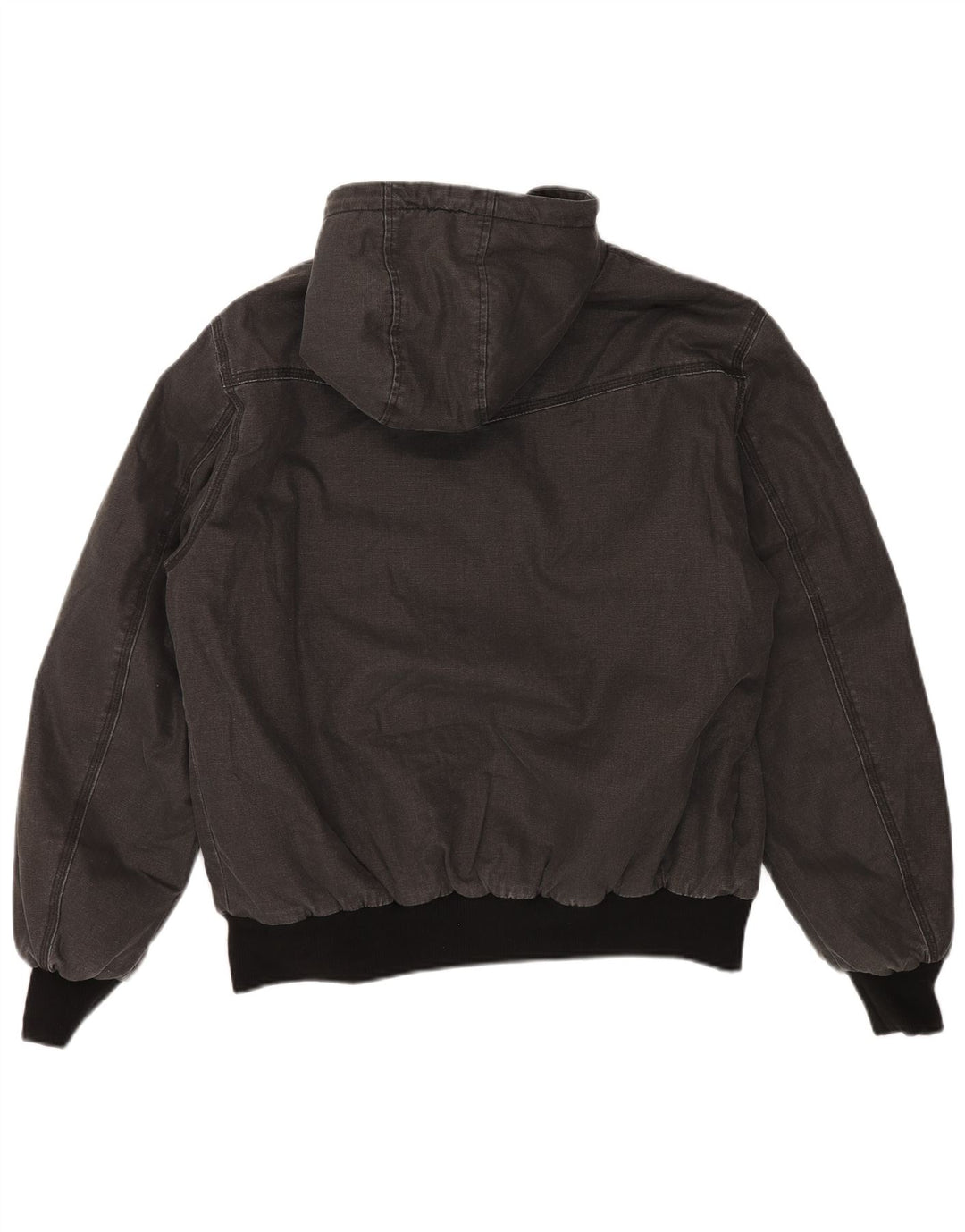 SUPERDRY Sherpajakke med hætte til mænd UK 42 XL Grå bomuld