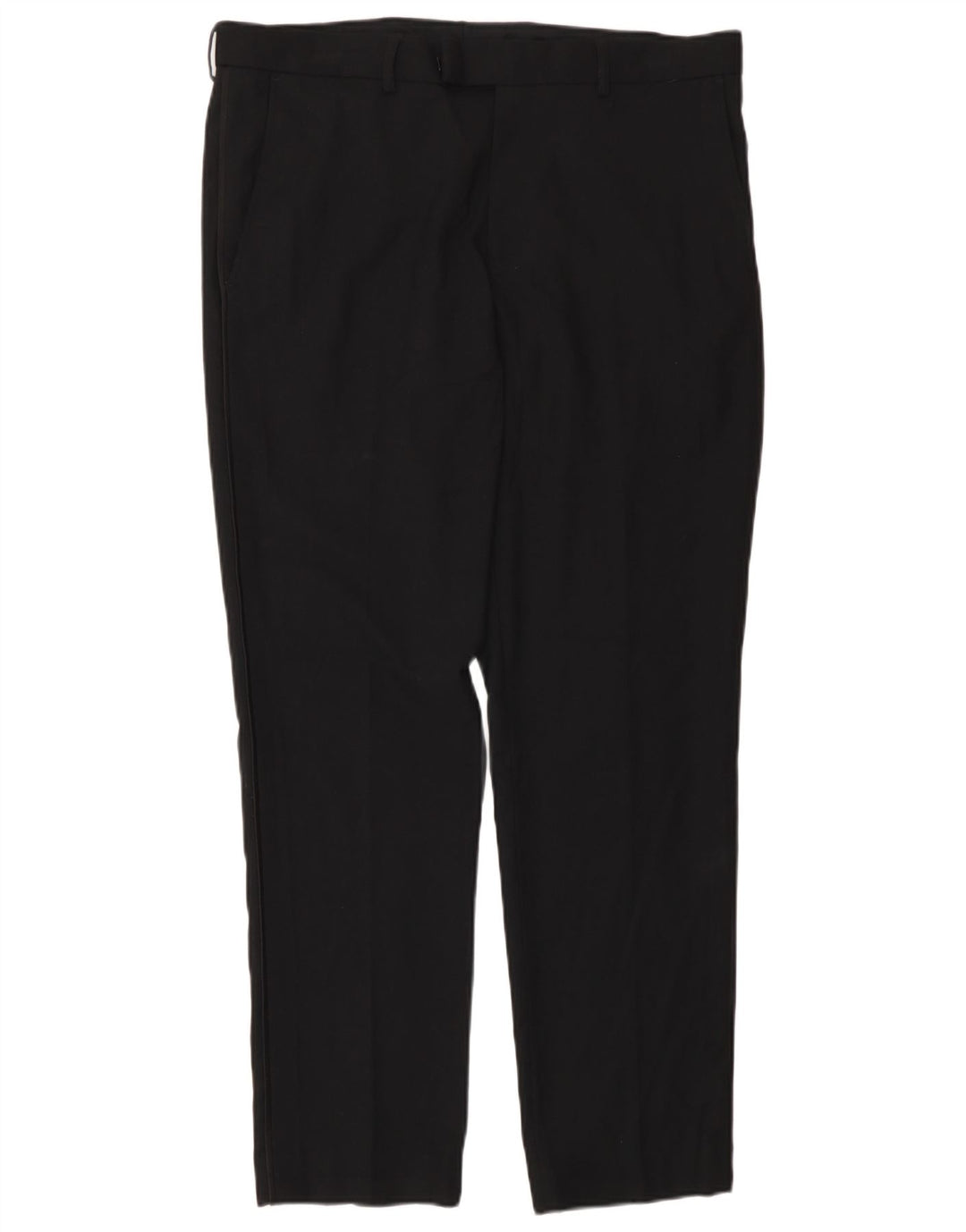 Marks & Spencer Herre Slim Suit Bukser W34 L29 Sort Polyester