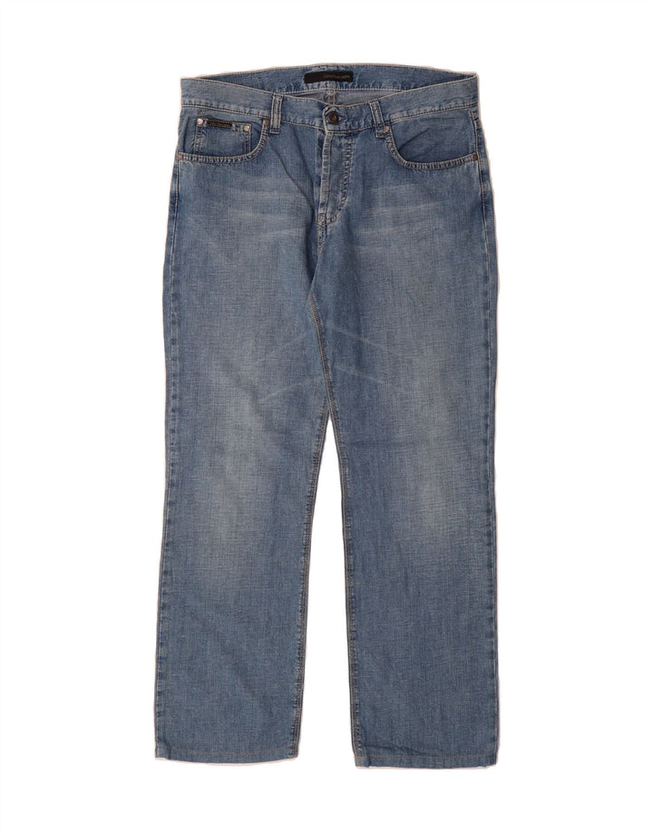 CALVIN KLEIN Womens Straight Jeans W33 L28 Blue Cotton Vintage Calvin Klein and Second-Hand Calvin Klein from Messina Hembry 