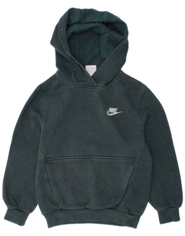 Nike Boys Hoodie Jumper 8-9 år Lille grøn bomuld