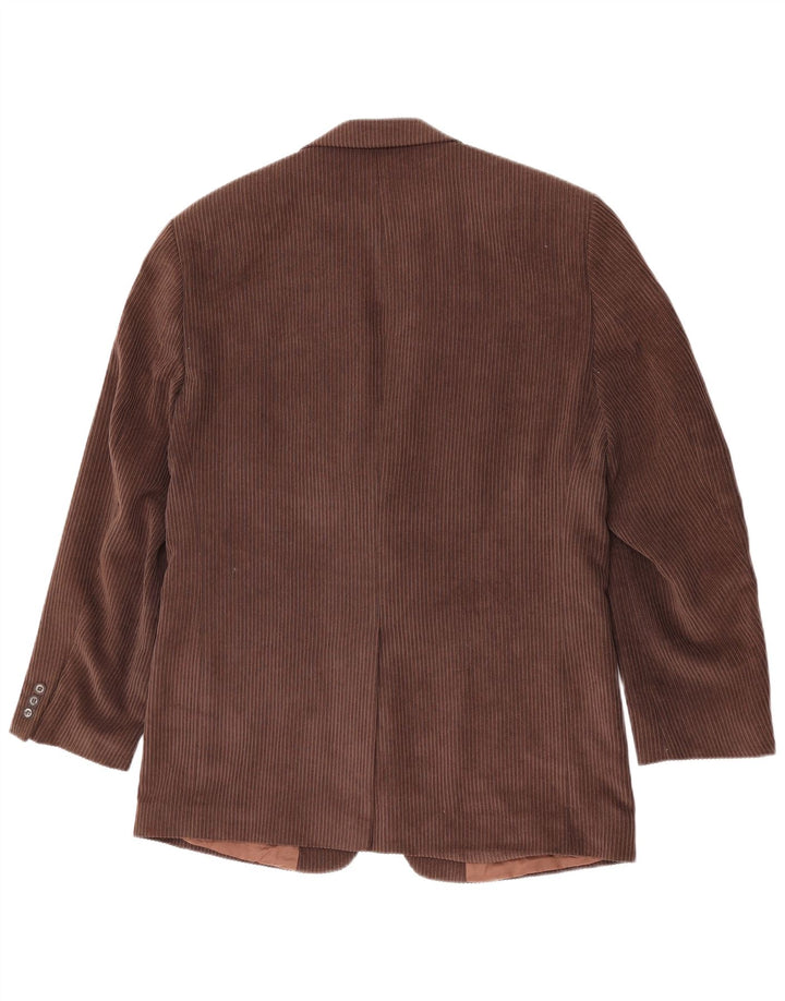 Kartel Herre 2-knaps Corduroy Blazer Jacket UK 38 Medium Brown