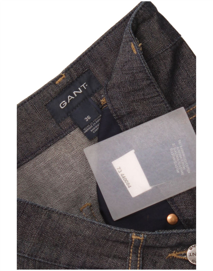 Gant Dame Denim Nederdel EU 36 Small W28 Sort Bomuld