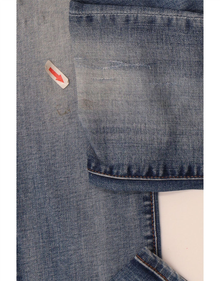 Trussardi Dame Distressed Skinny Jeans W29 L32 Blå