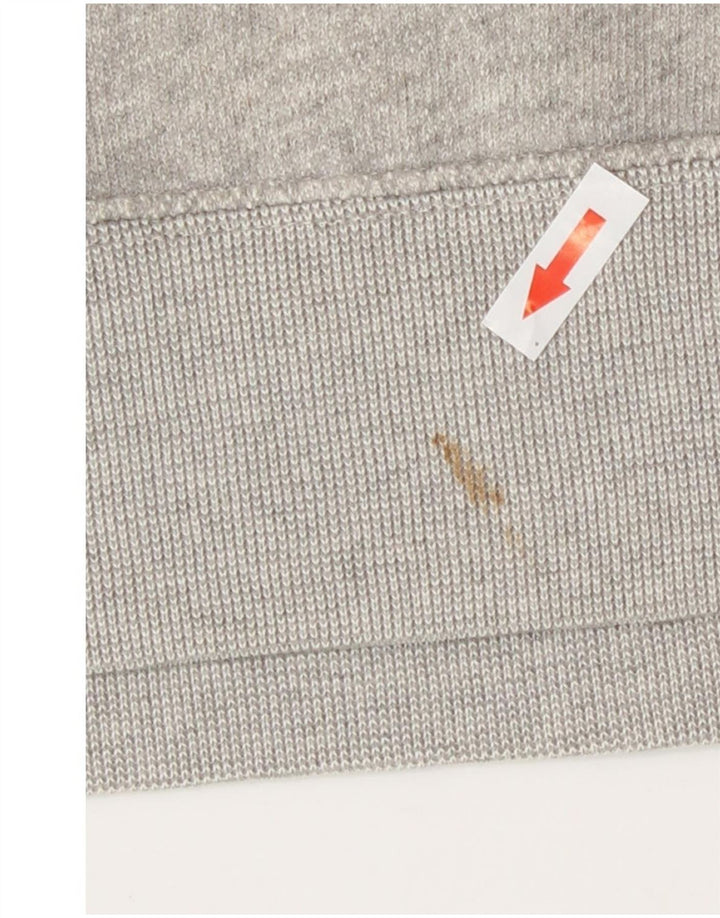 Jack Wills Dame Oversized Sweatshirt Jumper UK 10 Small Grey Flecked