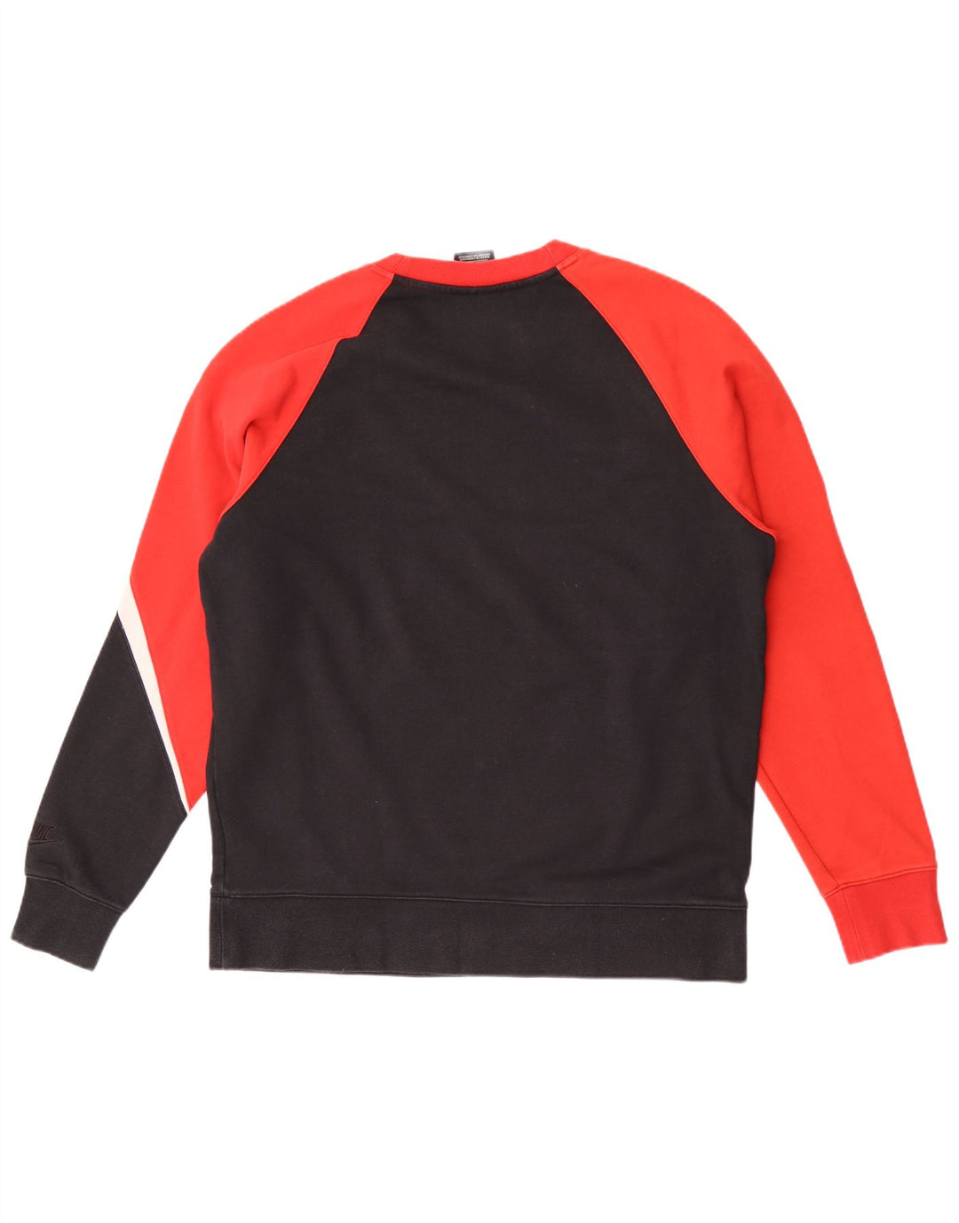 Nike grafisk sweatshirt til mænd XL Rød Colourblock Bomuld