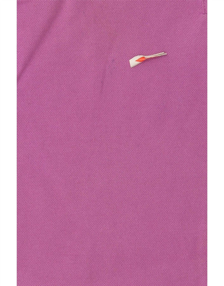 Lacoste T-shirt top til kvinder Størrelse 38 Medium Lilla Bomuld