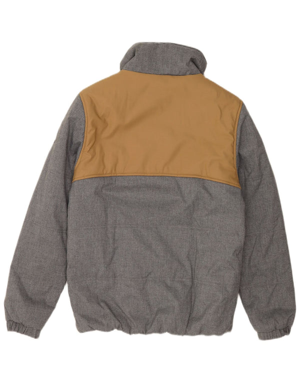 Adidas Polstret Herrejakke UK 36 Small Grey Colourblock Polyester