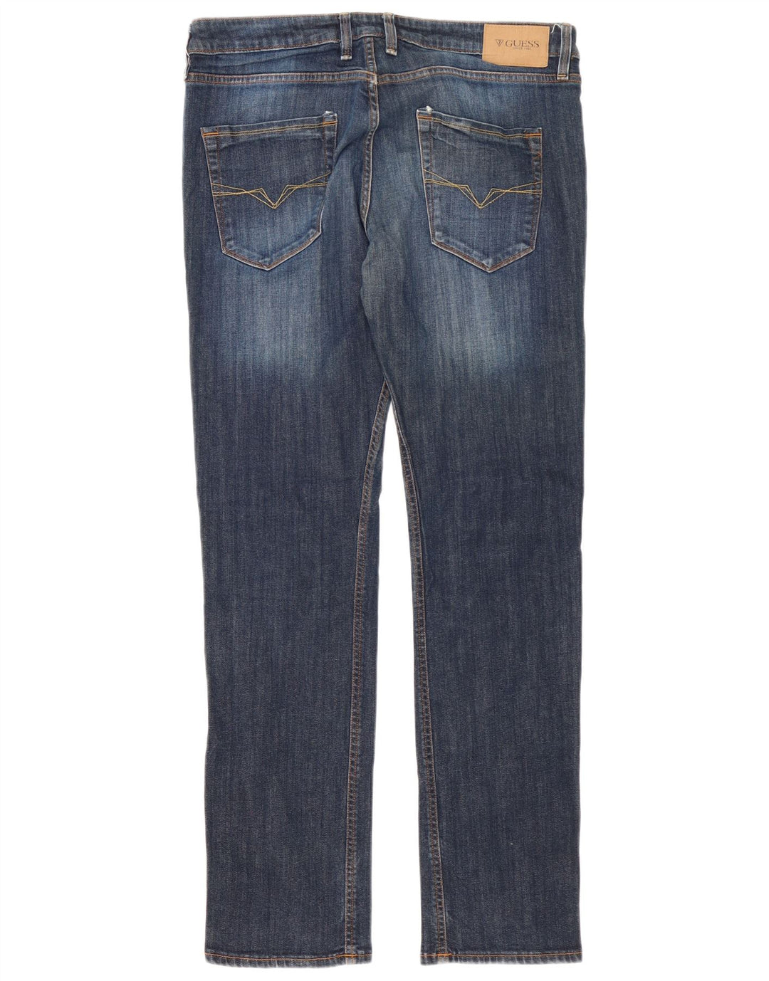 Guess Slim Jeans til mænd W34 L34 Marineblå bomuld