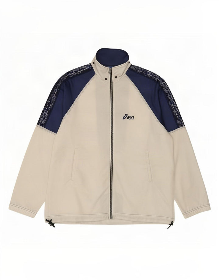 Asics Herre grafisk træningsdragt Topjakke XL Hvid Colourblock