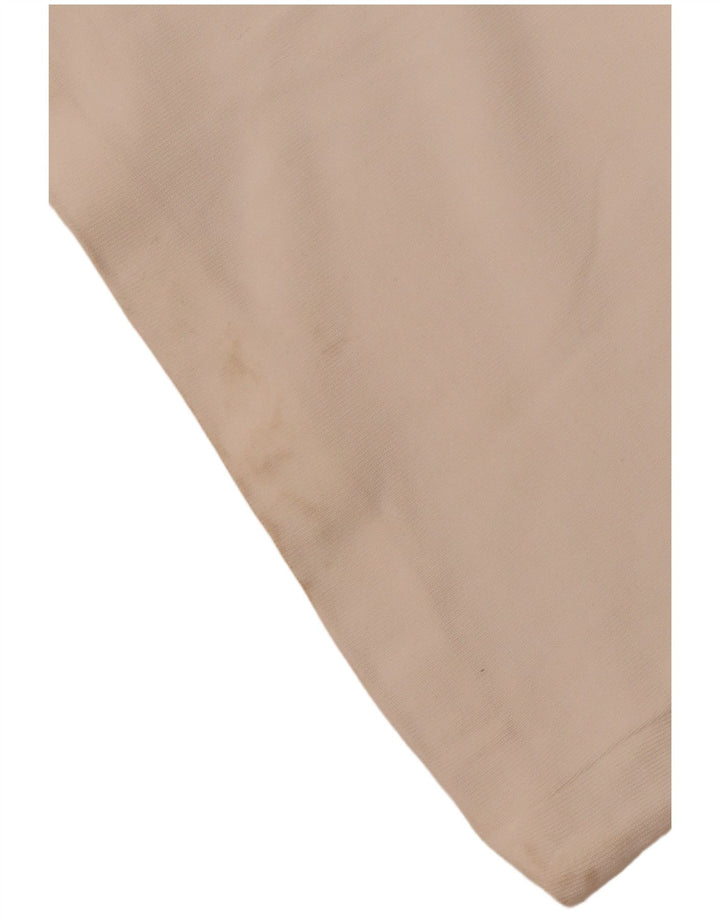 NIKE Dame Cami Top UK 18 XL Off White Bomuld