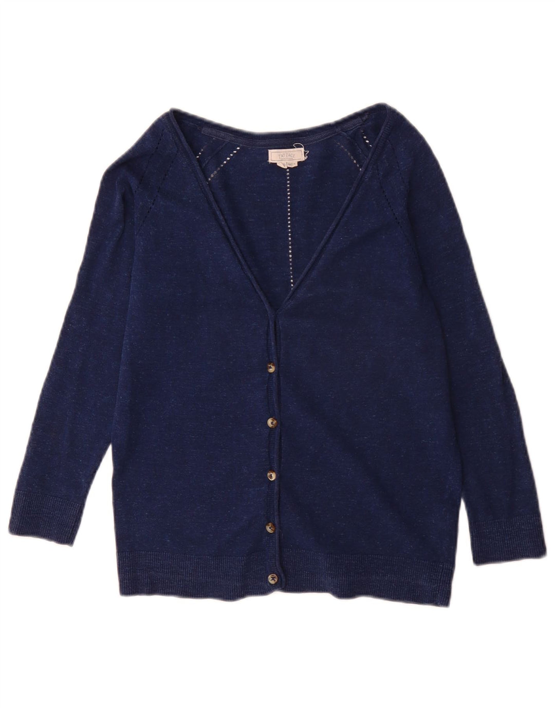Fat Face Dame Cardigan Sweater UK 8 Small Blue