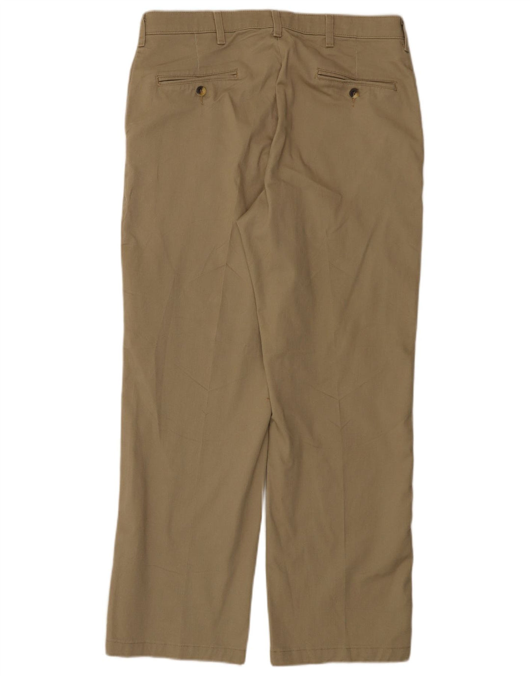 WRANGLER Herre Comfort Fit Straight Chino Bukser W34 L30 Beige Bomuld