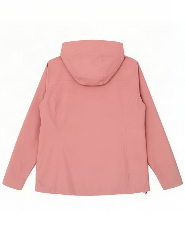 Mountain Warehouse Dame Regnjakke med hætte UK 14 Large Pink Nylon