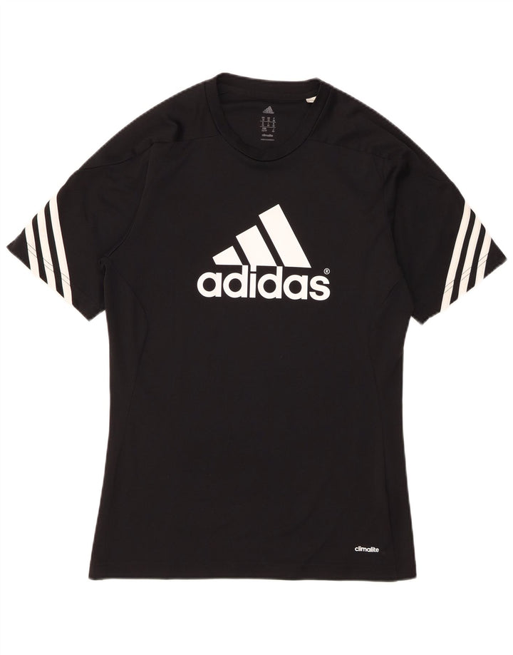 Adidas Herre Climalite Grafisk T-Shirt Top XS Sort
