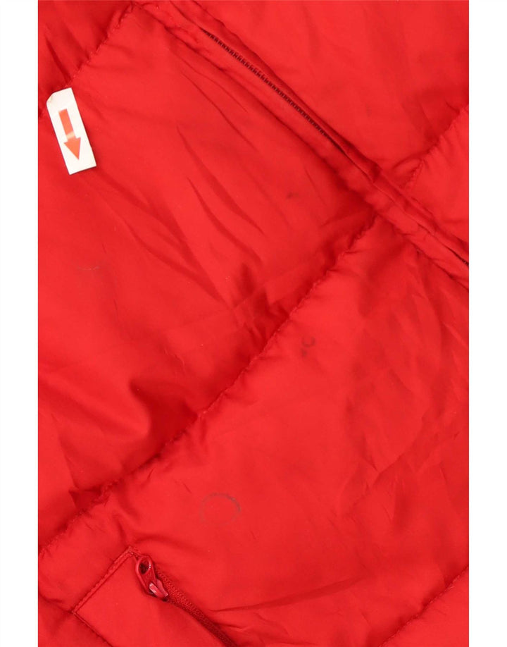 Nike hættejakke til drenge 7-8 år XL Rød Colourblock Polyester