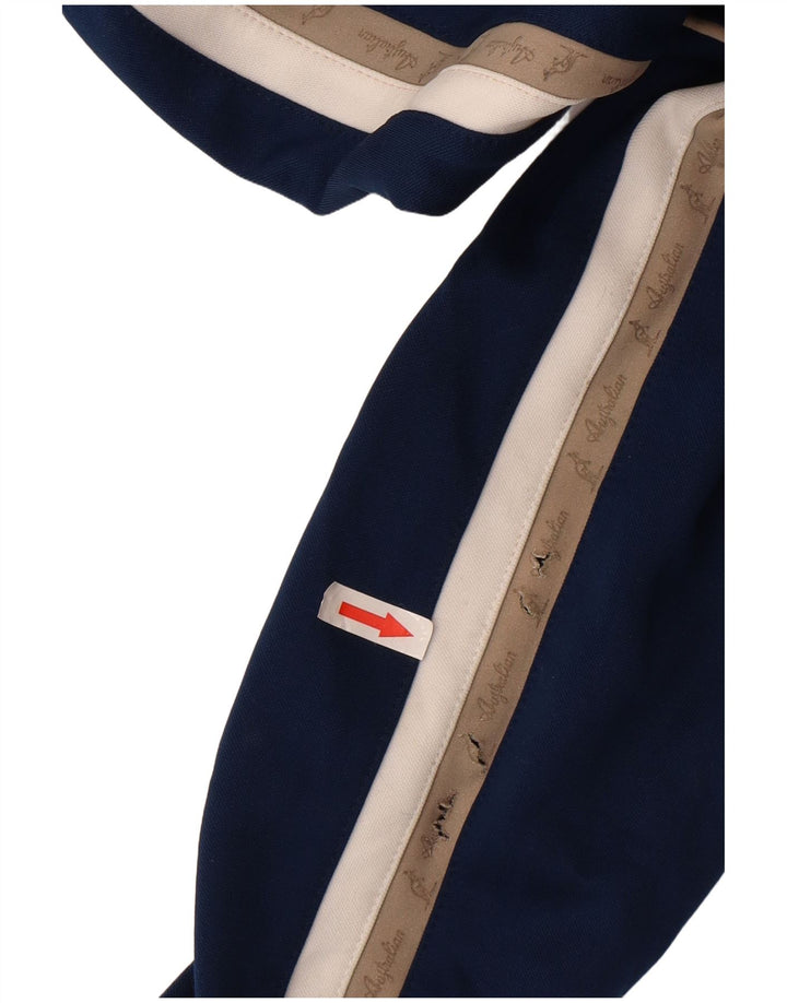 AUSTRALIAN L'ALPINA Træningsdragt til mænd Topjakke IT 46 Lille blå polyester