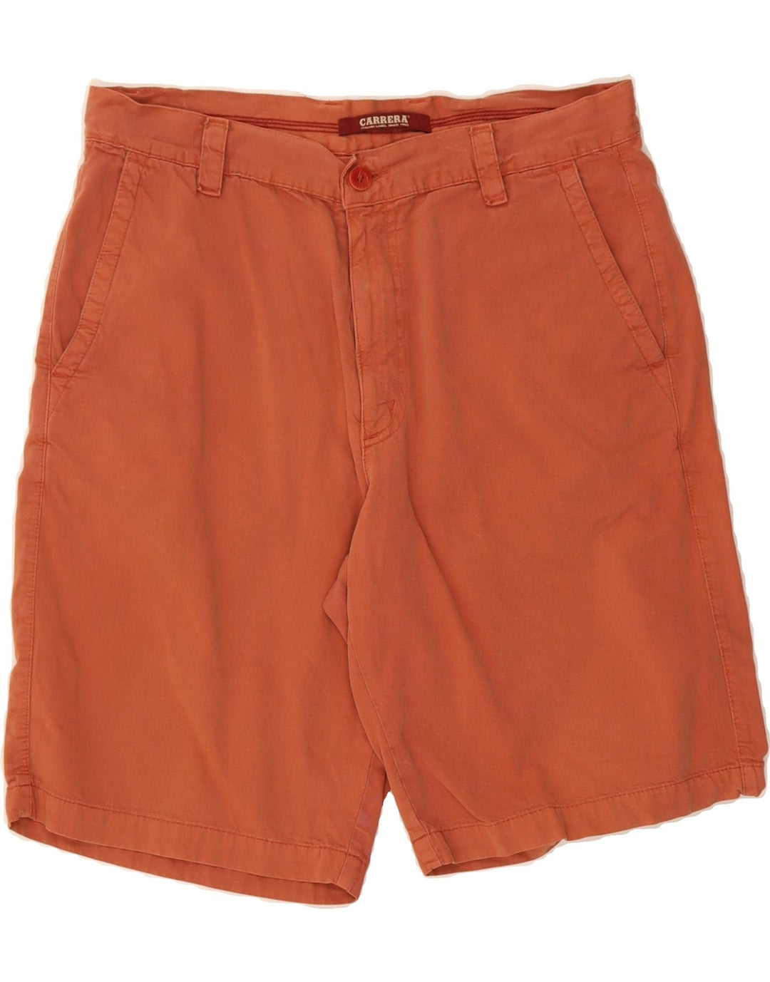 CARRERA Mens Chino Shorts IT 50 Large W32 Orange Cotton Vintage Carrera and Second-Hand Carrera from Messina Hembry 