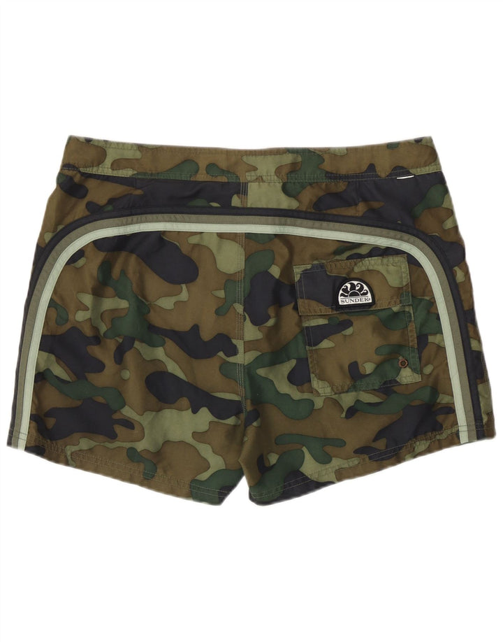 Sundek Herre badeshorts Medium Khaki Camouflage