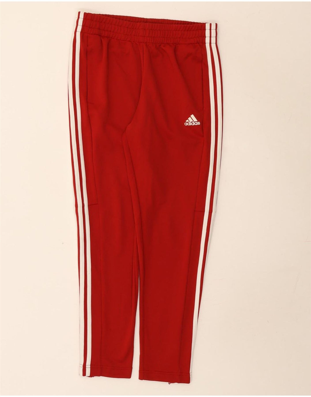 Adidas Træningsdragtsbukser til kvinder UK 12/14 Medium Rød Polyester