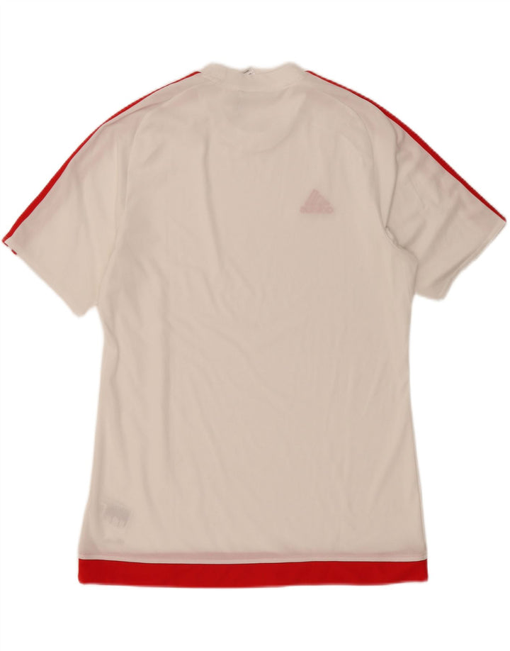 Adidas Herre Climalite T-Shirt Top Stor Hvid Polyester