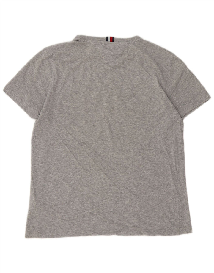 Tommy Hilfiger Herre Grafisk T-Shirt Top Stor Grå Bomuld