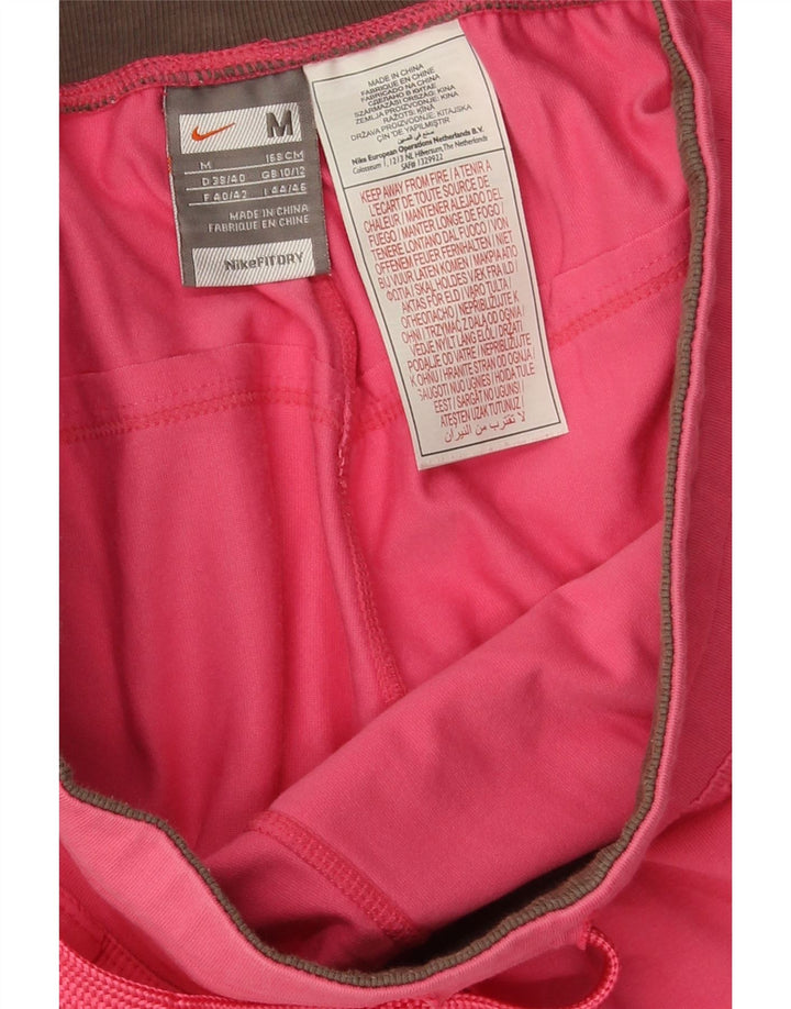 Nike sportsshorts til kvinder UK 10/12 Medium Pink Bomuld