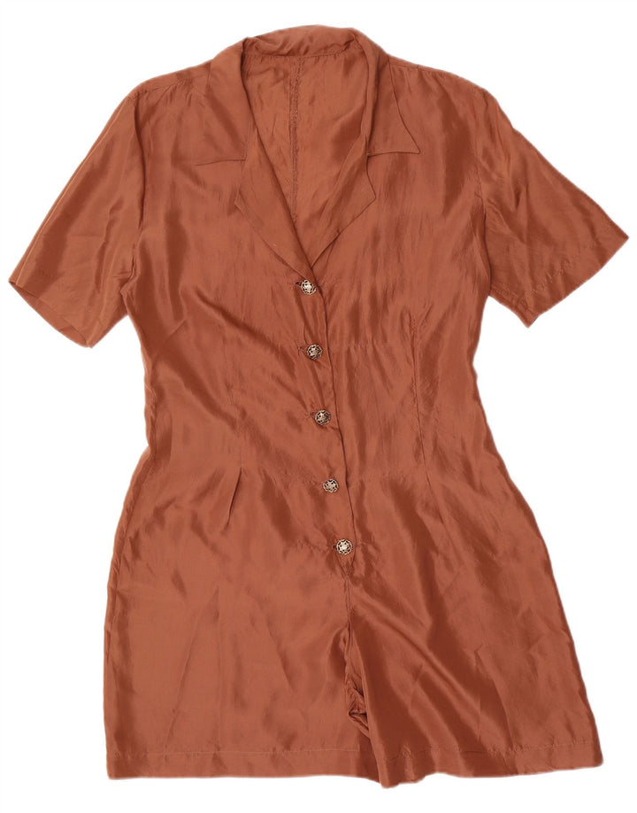 Vintage Dame Playsuit UK 14 Medium Brown