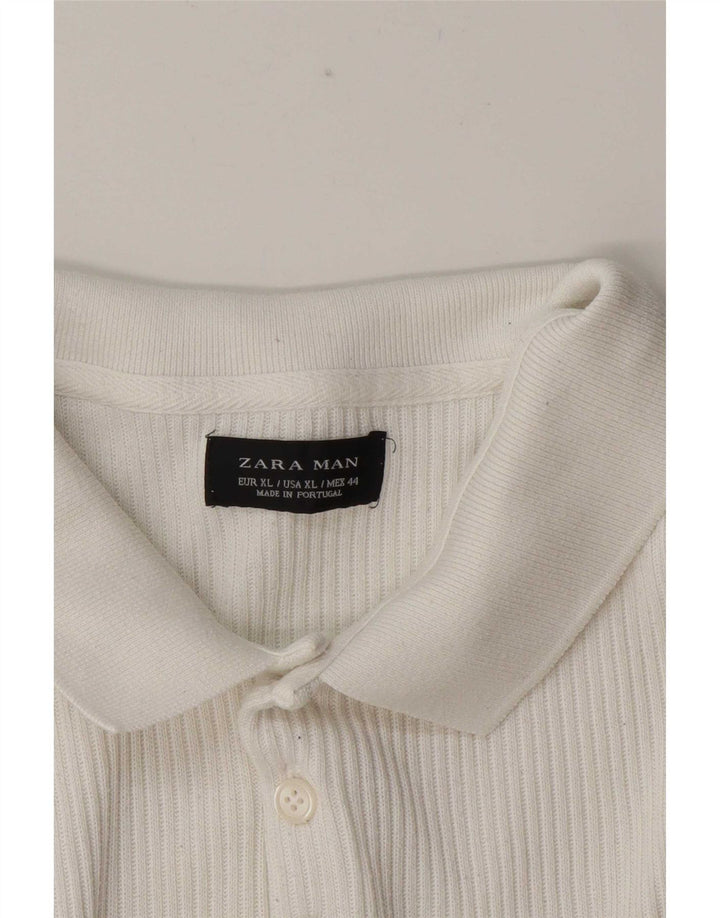 Zara Poloskjorte til mænd XL Hvid