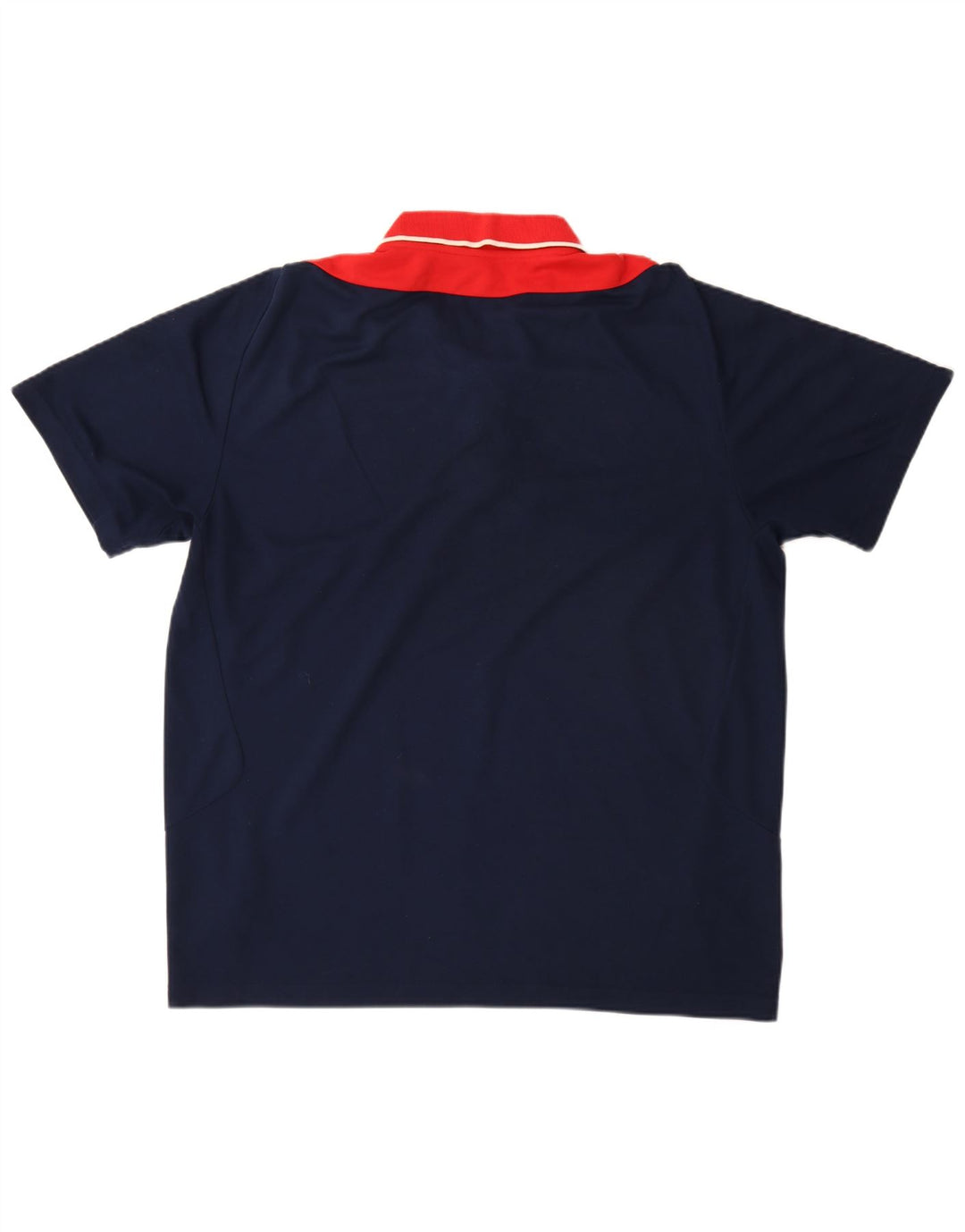 ADIDAS Polo skjorte til mænd UK 48/50 XL Marineblå Colourblock Bomuld