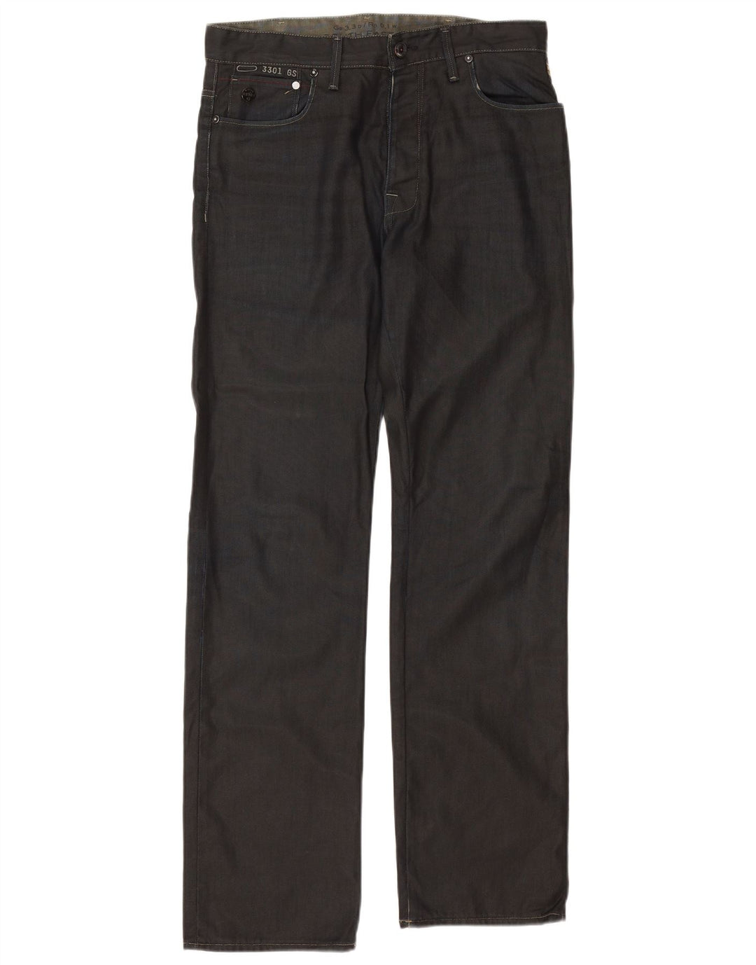 G-STAR Herre 3301 Straight Jeans W32 L34 Marineblå Bomuld