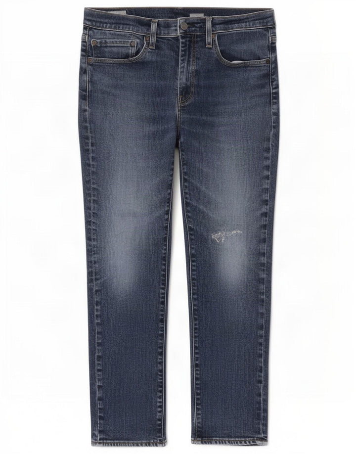 Levi's Slim Jeans til mænd W34 L30 blå bomuld