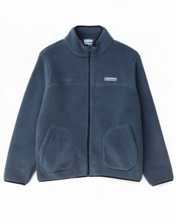 Columbia Herre Fleecejakke UK 42 XL Blå Polyester