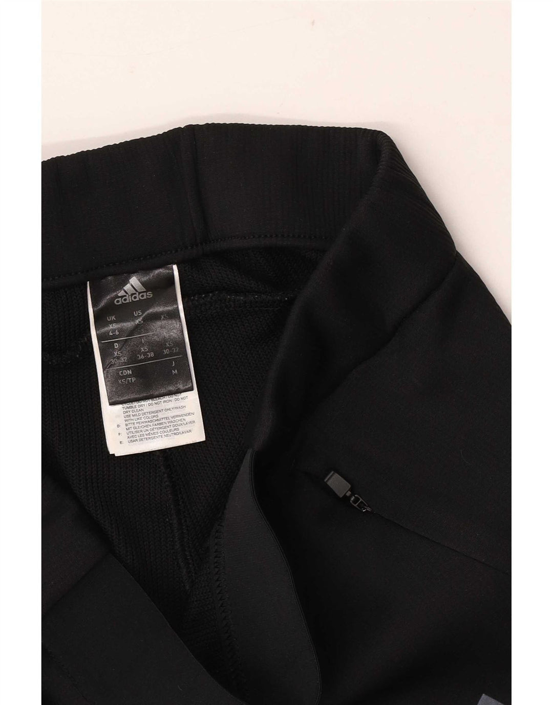 Adidas Træningsdragtsbukser til kvinder UK 4/6 XS Sort Polyester