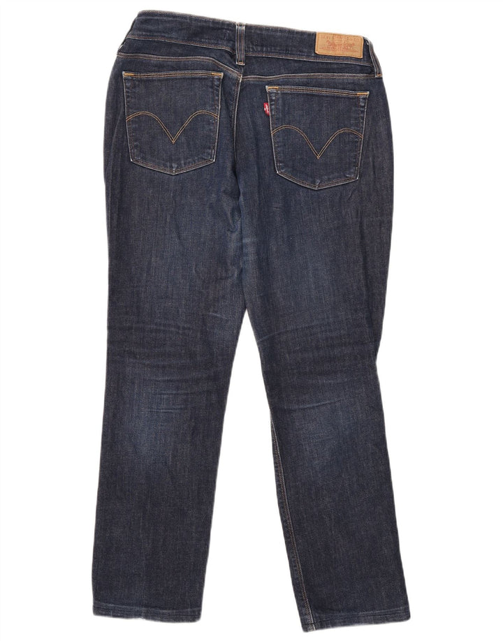 LEVI'S Womens Straight Jeans W28 L27 Navy Blue