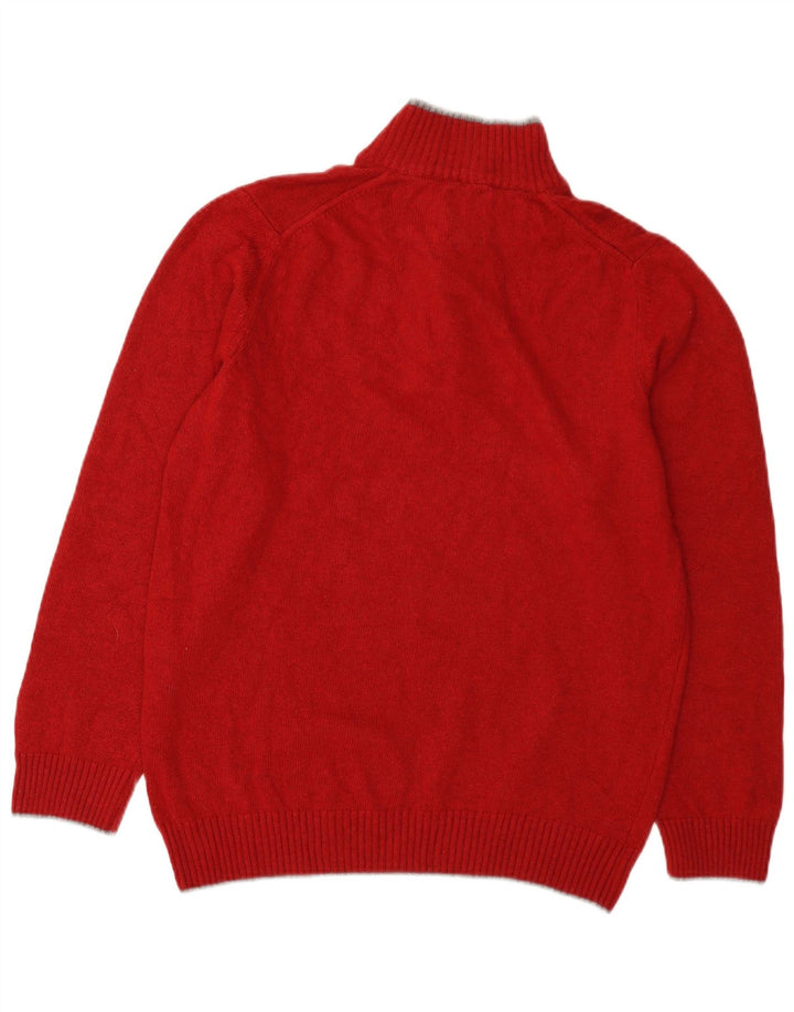 North Sails Herre Button Neck Jumper Sweater Large Red
