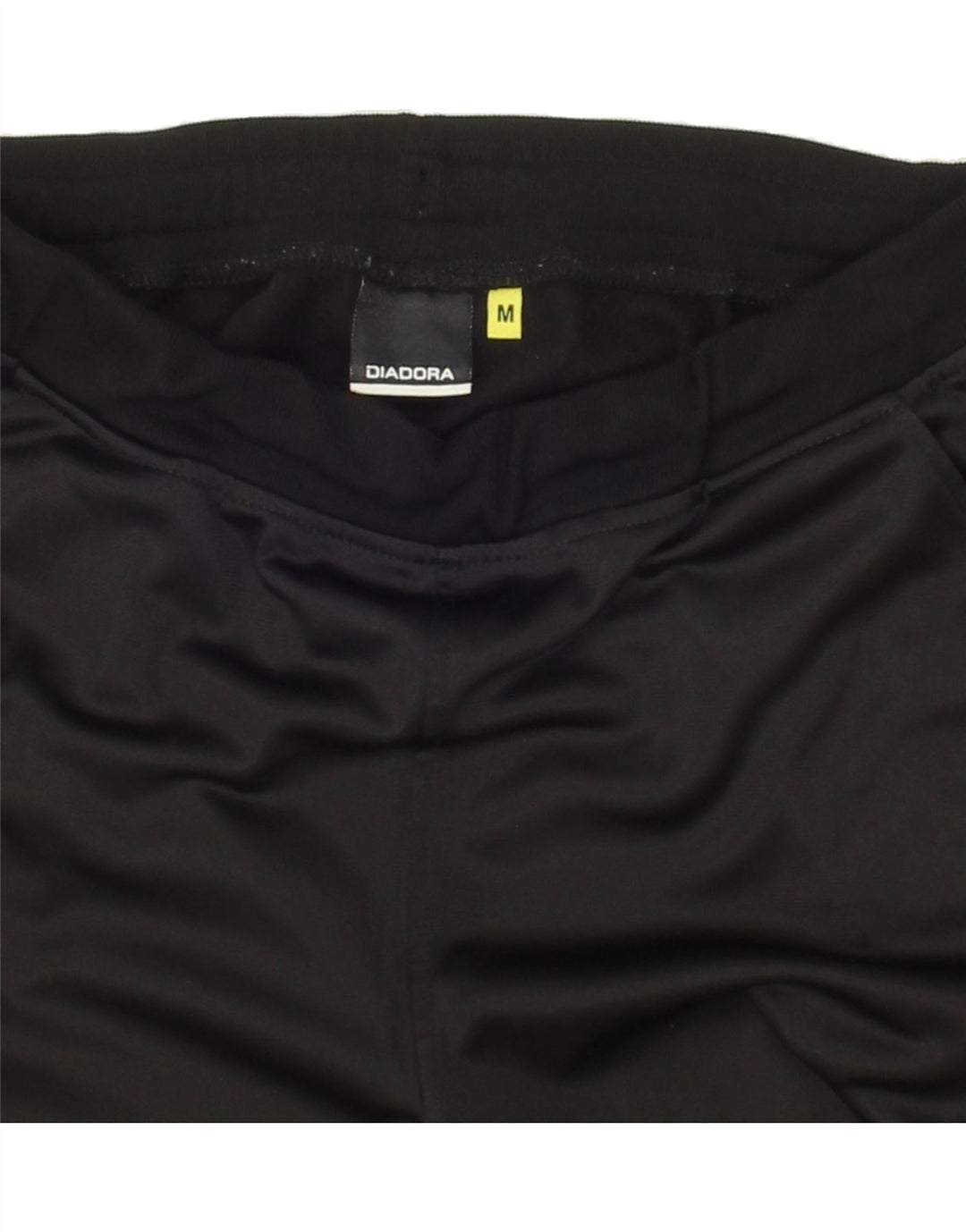 DIADORA Womens Tracksuit Trousers UK 14 Medium Black Polyester Vintage Diadora and Second-Hand Diadora from Messina Hembry 