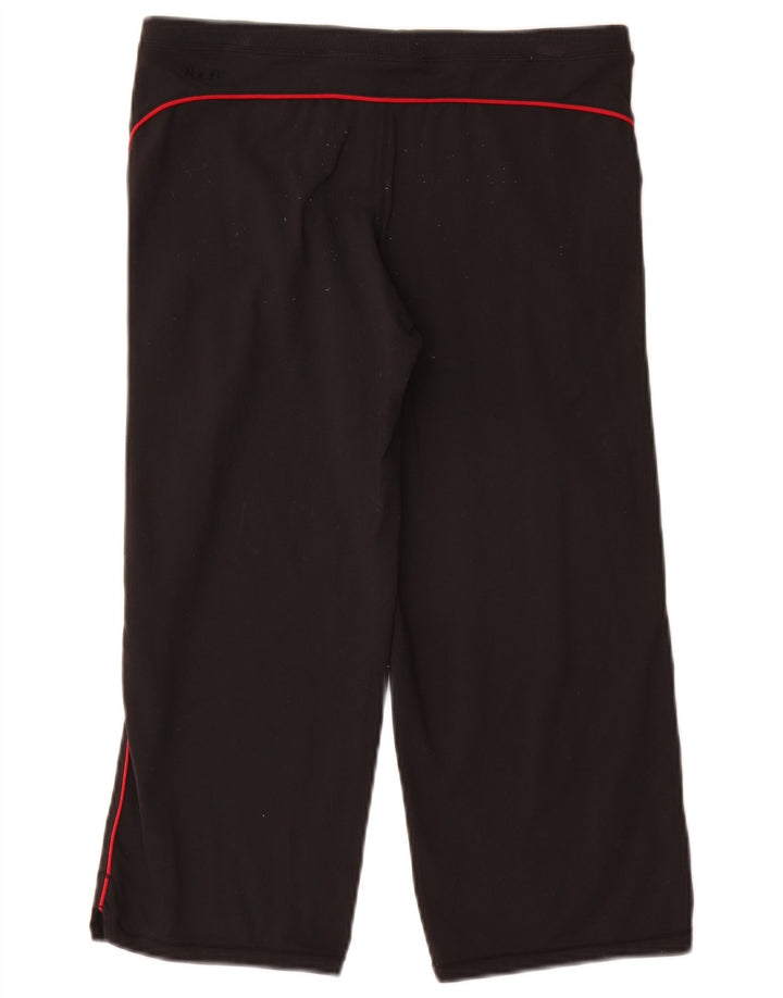 NIKE træningsdragtsbukser til kvinder UK 10/12 Lille sort nylon